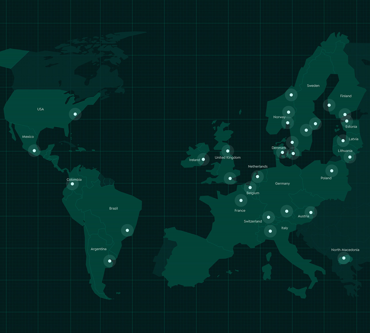 Norstat Locations global
